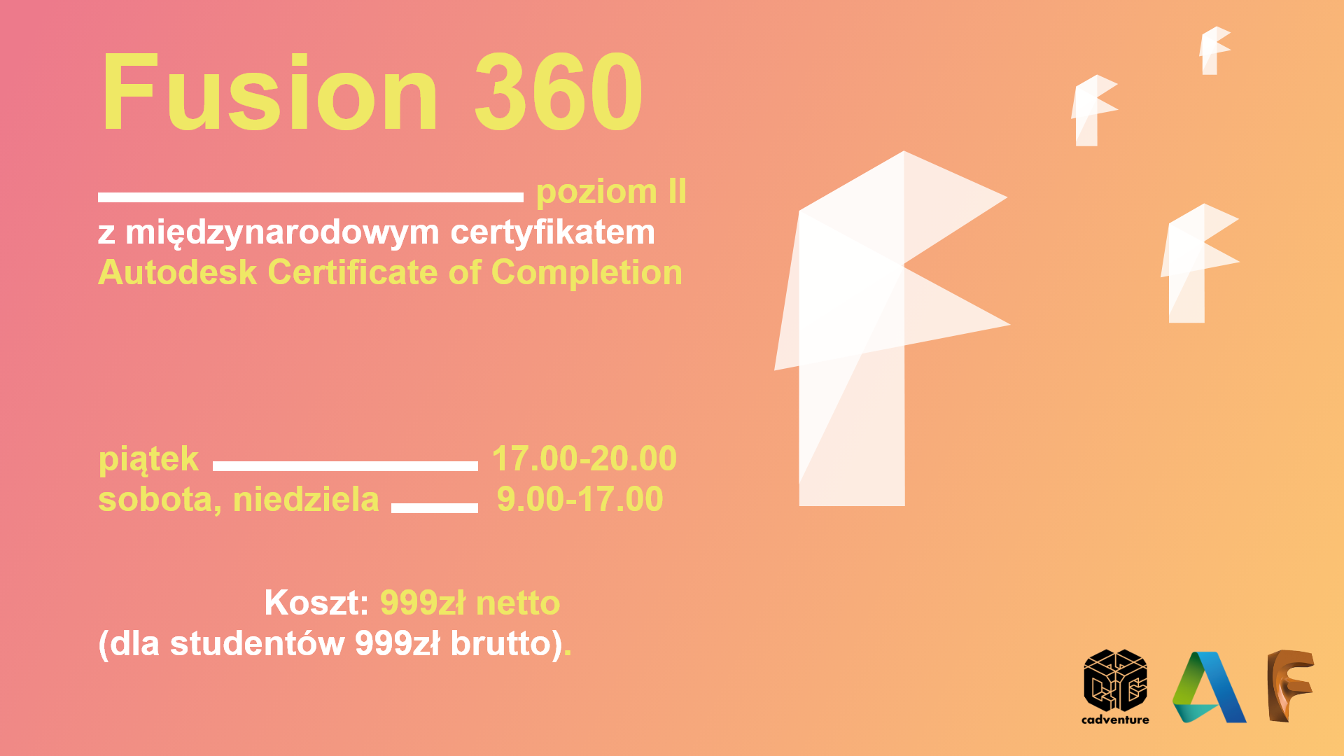 fusion 360 II bez&nbsp;daty